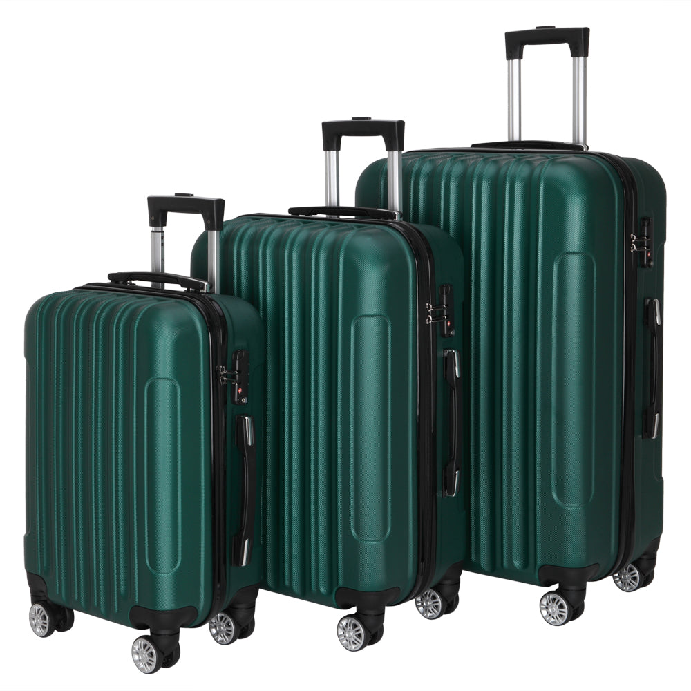 3-in-1 Multifunctional Large Capacity Traveling Storage Suitcase Dark Green