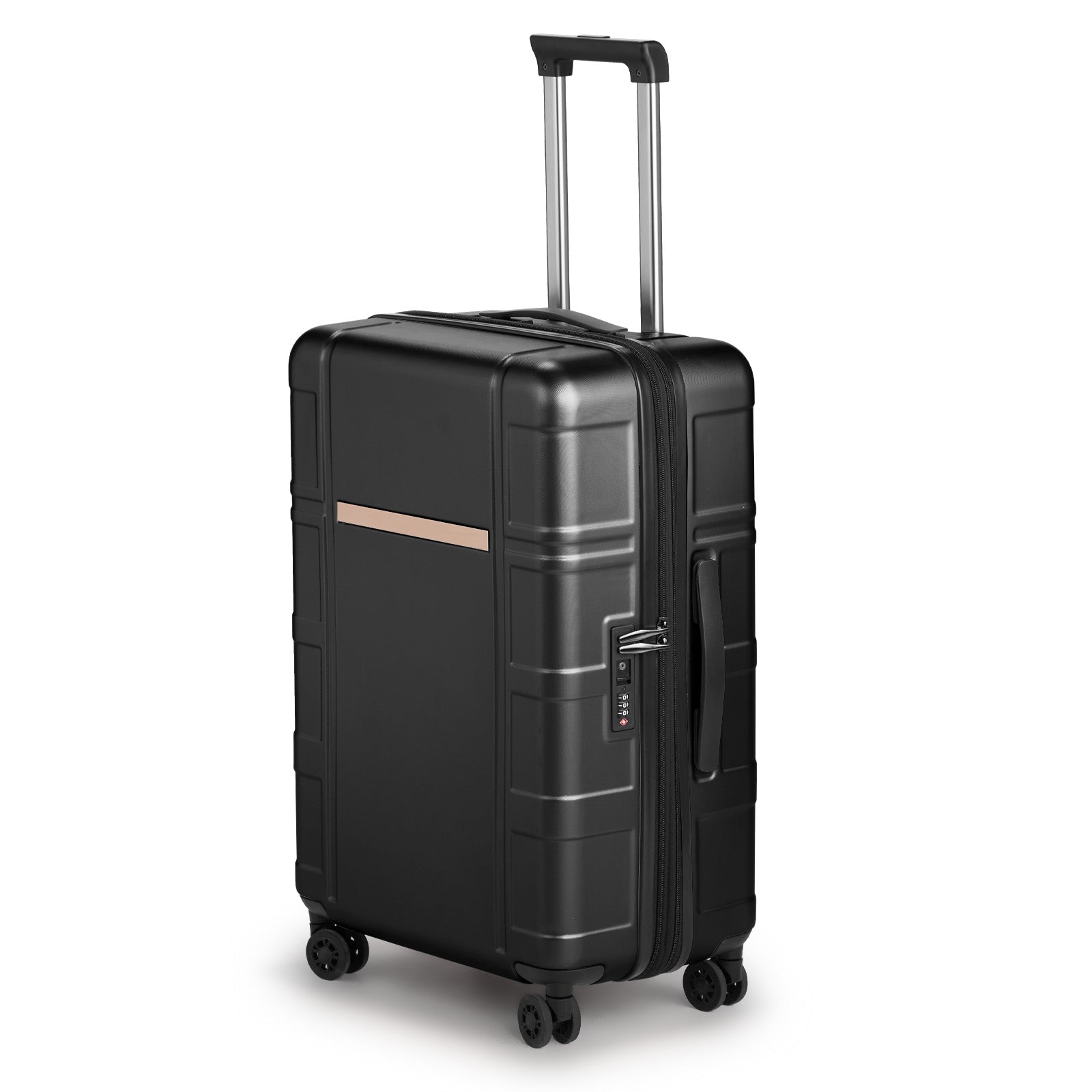 Luggage 24" Suitcase PC+ABS with TSA Lock Expandable Spinner Carry on Hardshell Lightweight