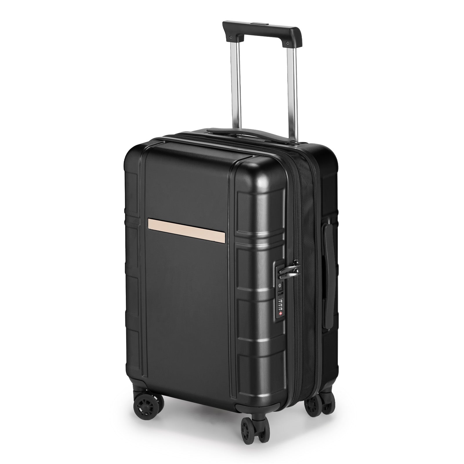 Luggage 20" Suitcase PC+ABS with TSA Lock Expandable Spinner Carry on Hardshell Lightweight