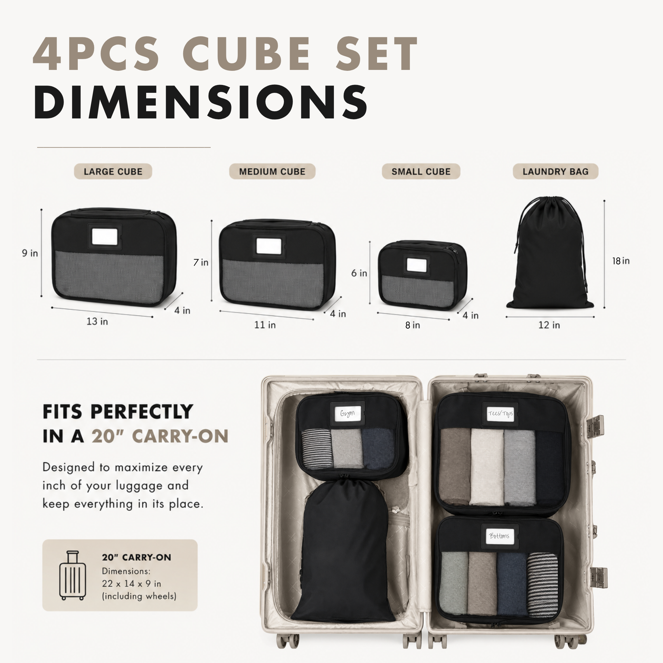 Structured Packing Cube Set – Hynes Eagle