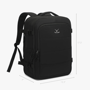 Hynes Eagle 30L Hybrid Travel Backpack – Lightweight Weekender Carry-On with Laptop Sleeve & Luggage Strap