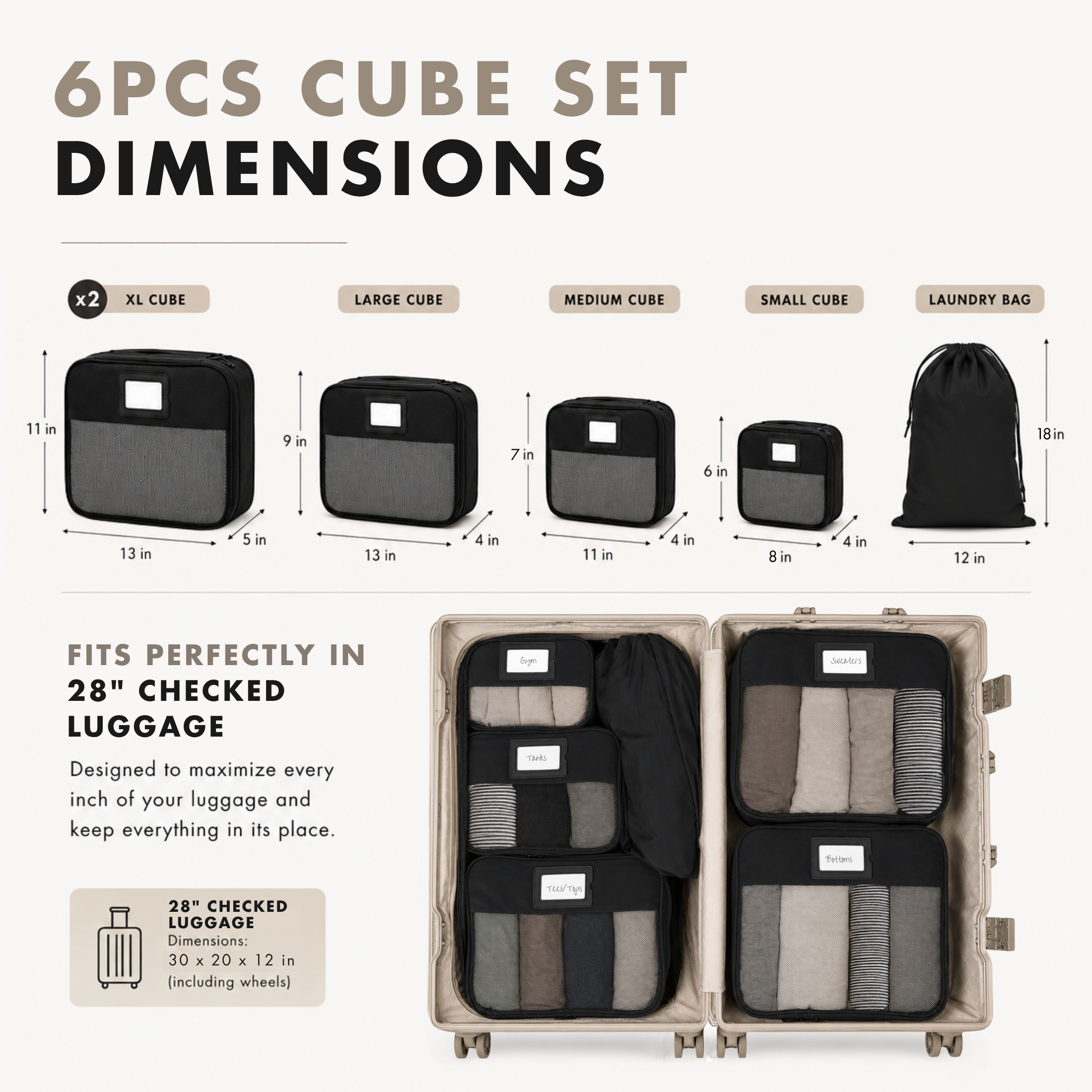Structured Packing Cube Set – Hynes Eagle