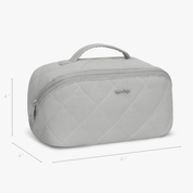 Hynes Eagle Women Quilted Makeup & Toiletry Organizer – Water-Resistant Travel Cosmetic Bag