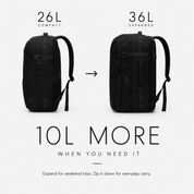 26L Expandable Carry On Backpack - Hynes Eagle