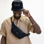 Hynes Eagle Waist Bag – Lightweight Water-Repellent Fanny Pack with Adjustable Strap & Hidden Anti-Theft Pocket