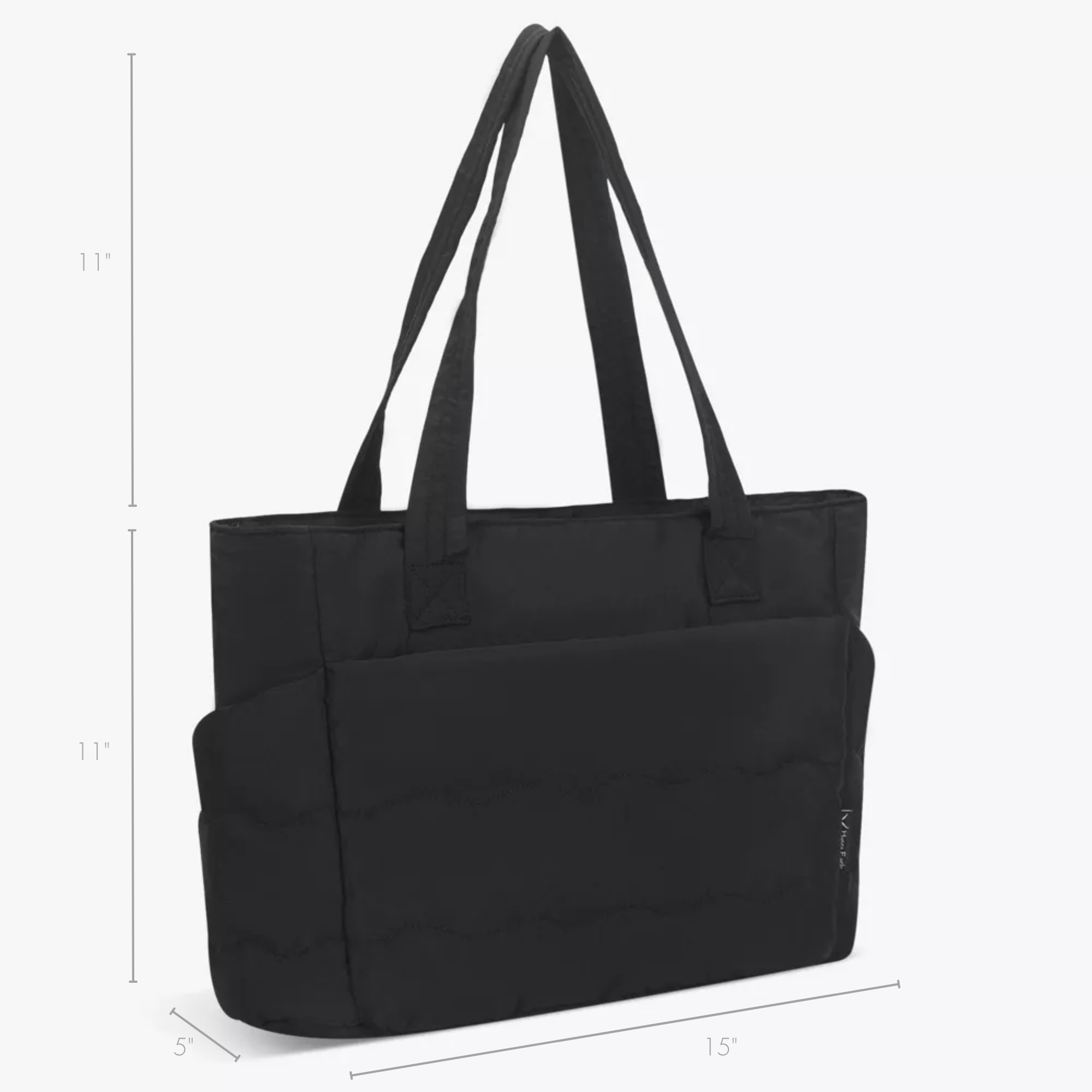 Hynes Eagle 20L Puffy Tote Bag – Lightweight Water-Resistant Work, Gym & Travel Bag with 15" Laptop Sleeve & Luggage Strap