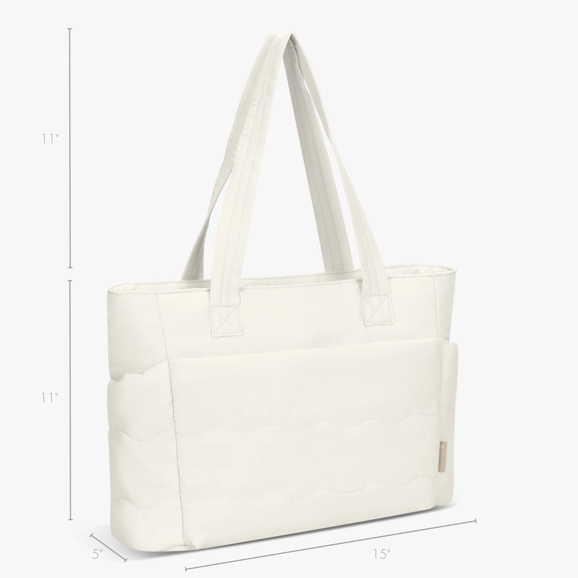 Hynes Eagle 20L Puffy Tote Bag – Lightweight Water-Resistant Work, Gym & Travel Bag with 15" Laptop Sleeve & Luggage Strap