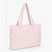 Hynes Eagle 20L Puffy Tote Bag – Lightweight Water-Resistant Work, Gym & Travel Bag with 15" Laptop Sleeve & Luggage Strap