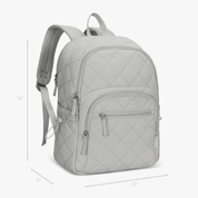 Hynes Eagle 20L Quilted Laptop Backpack – Lightweight Water-Resistant Nylon Travel & Work Backpack with 16" Laptop Sleeve