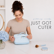 Quilted Makeup Bag Organizer – Structured Base – Hynes Eagle