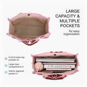 Corduroy Tote Bag-Pink