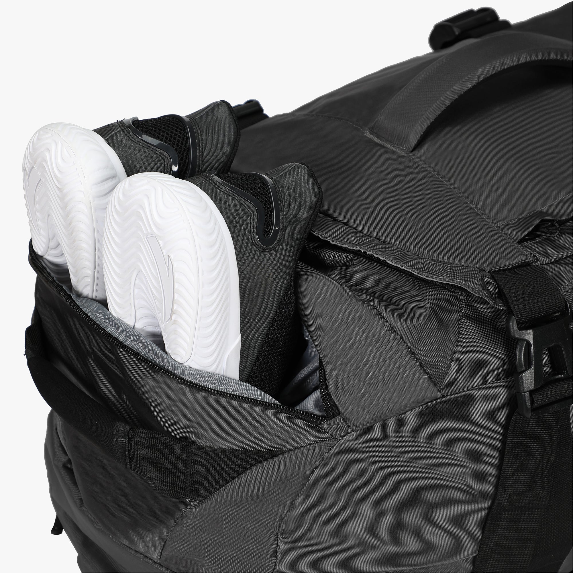 65L Convertible Duffel Backpack-Grey
