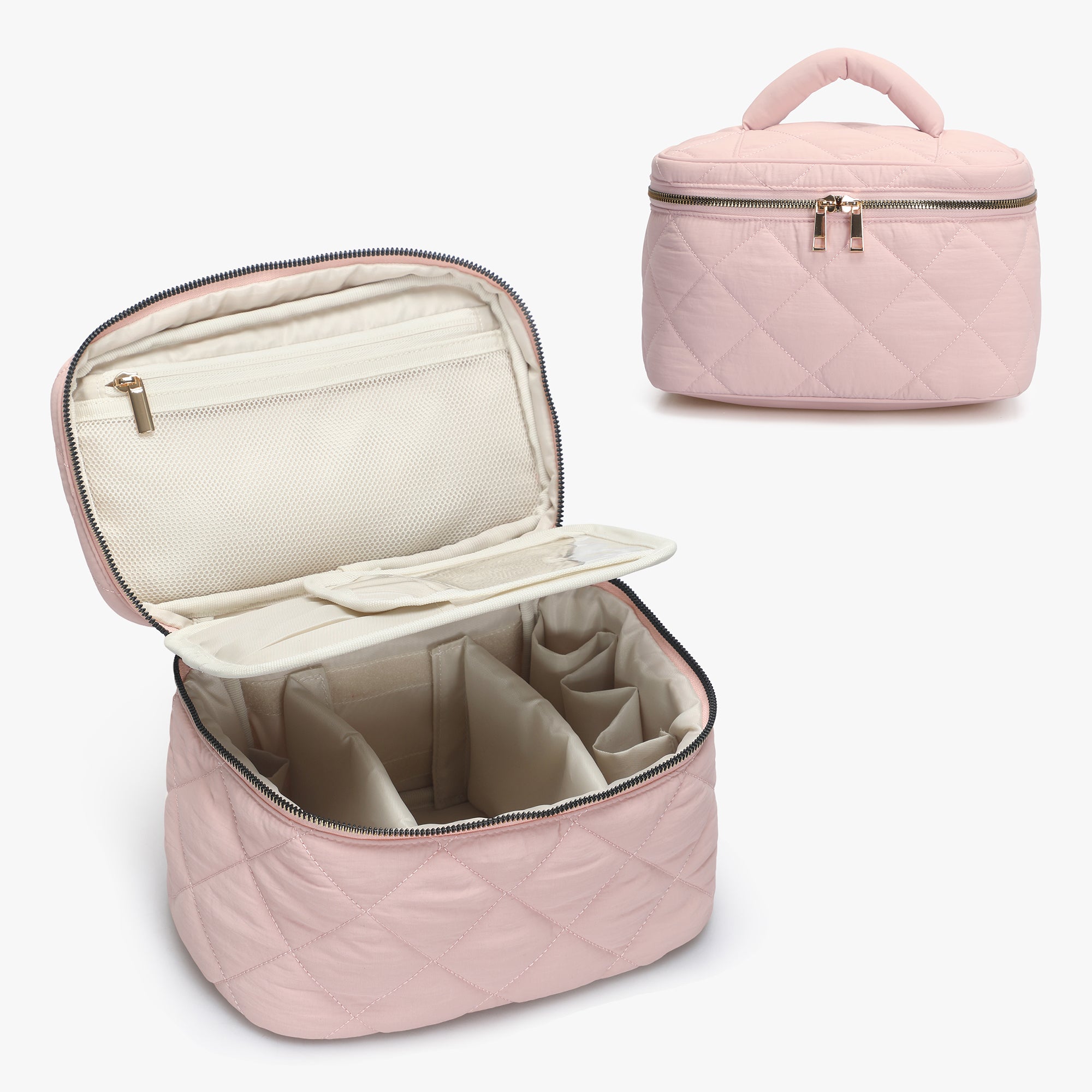 Quilted Top Handle Makeup Bag – Hynes Eagle