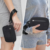RFID Wristlet Wallet-Black