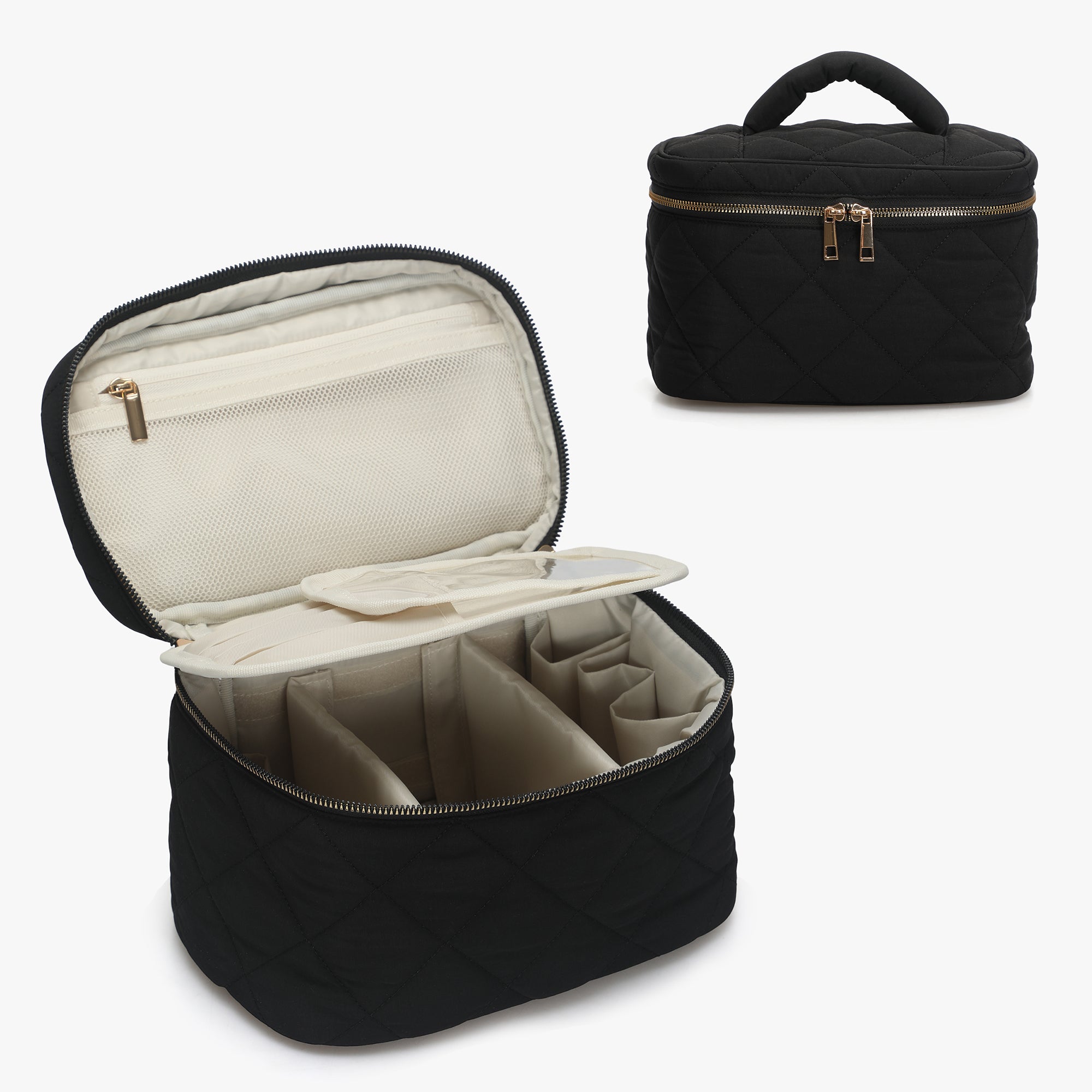 Quilted Top Handle Makeup Bag – Hynes Eagle