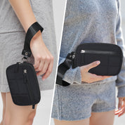 RFID Wristlet Wallet-Black