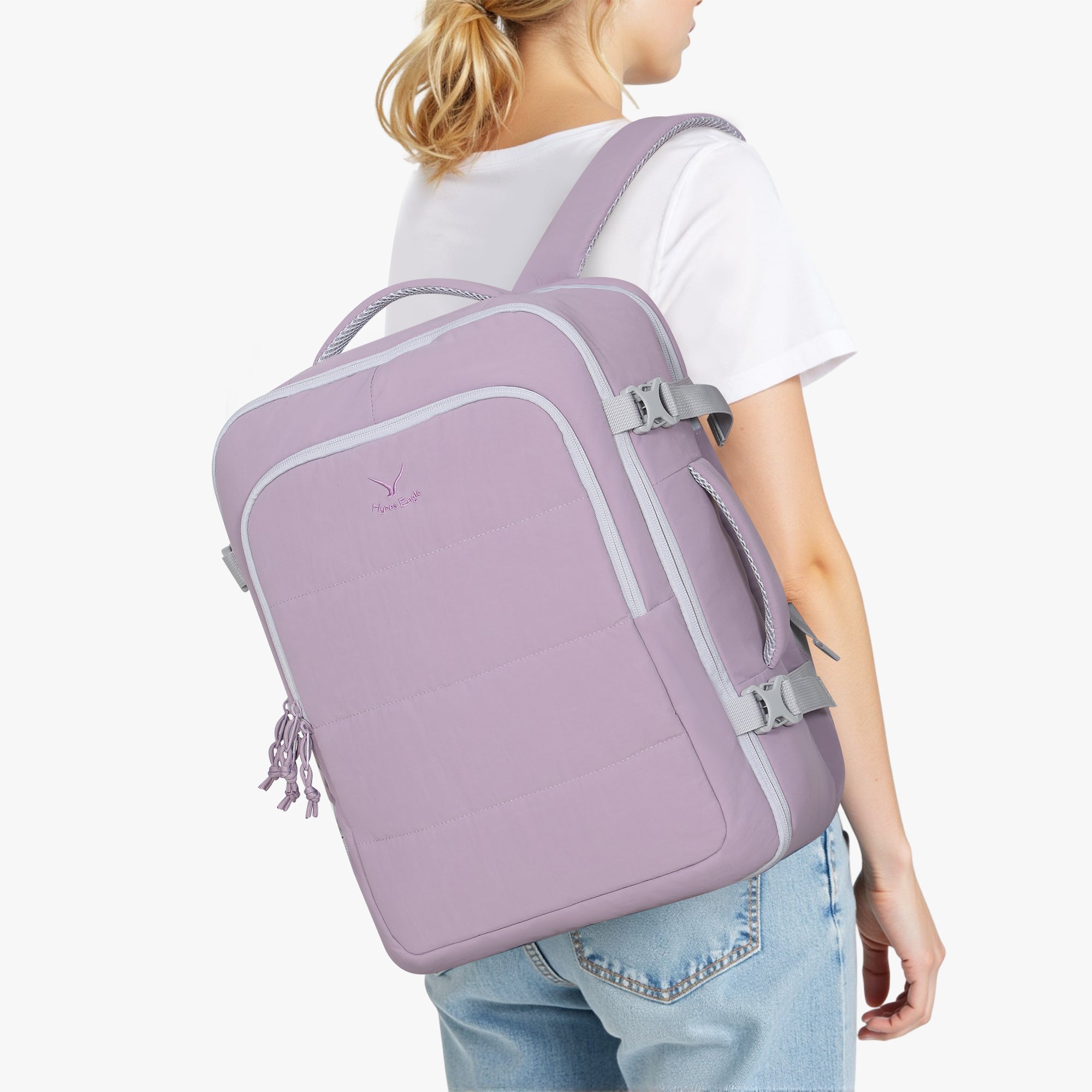 Hynes Eagle 30L Lightweight Puffy Backpack – Stylish Carry-On Travel Bag with Laptop Sleeve