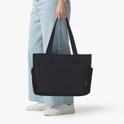 Hynes Eagle 20L Puffy Tote Bag – Lightweight Water-Resistant Work & Gym Bag with Laptop Sleeve, Luggage Strap & Smart Pockets
