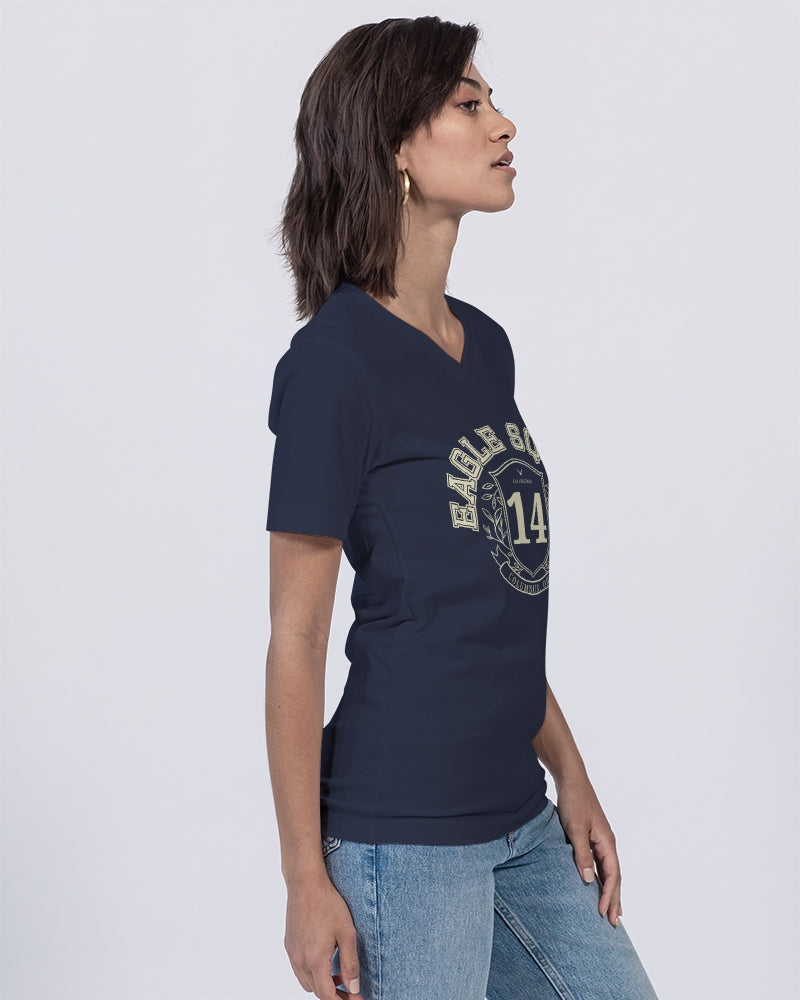 Eagle Squad Unisex Jersey V-Neck Tee | Bella + Canvas