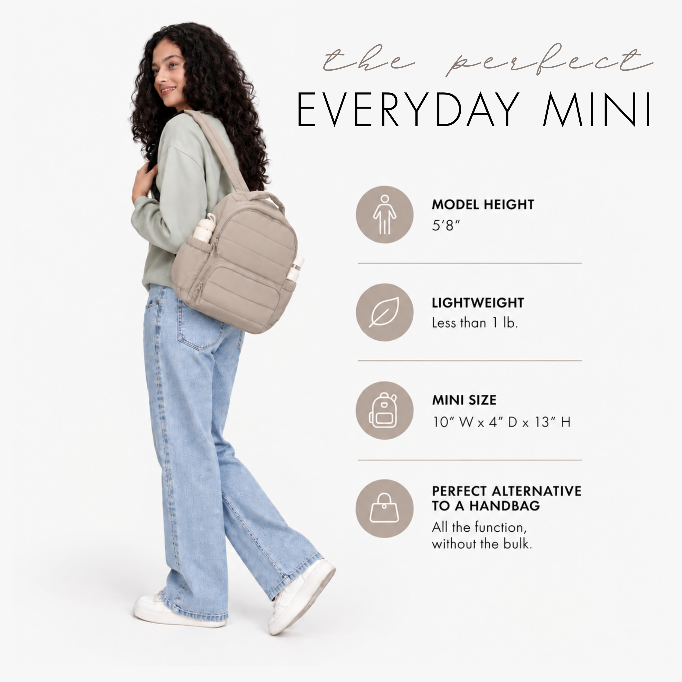 Cloud Mini Puffer Backpack - Hynes Eagle