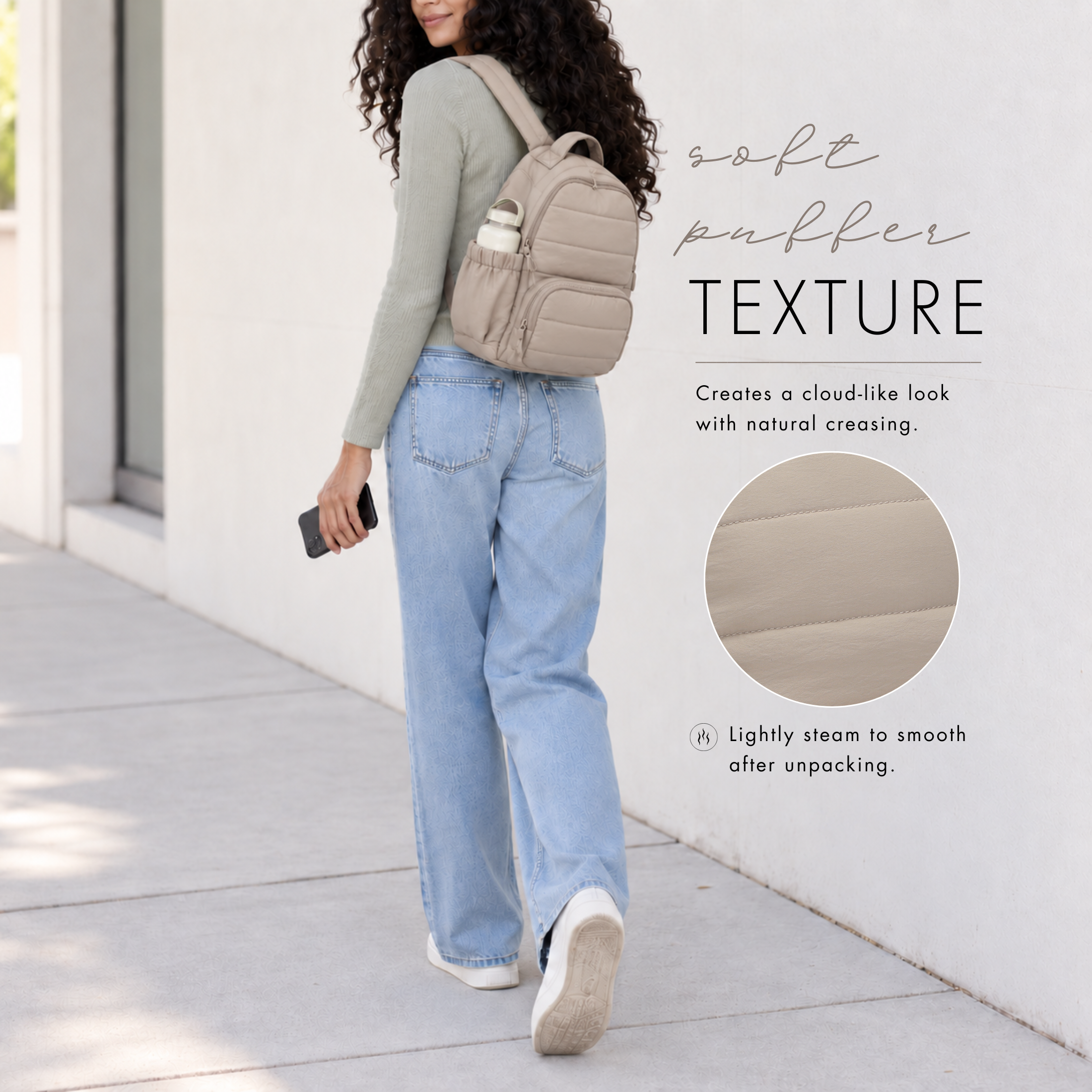 Cloud Mini Puffer Backpack - Hynes Eagle