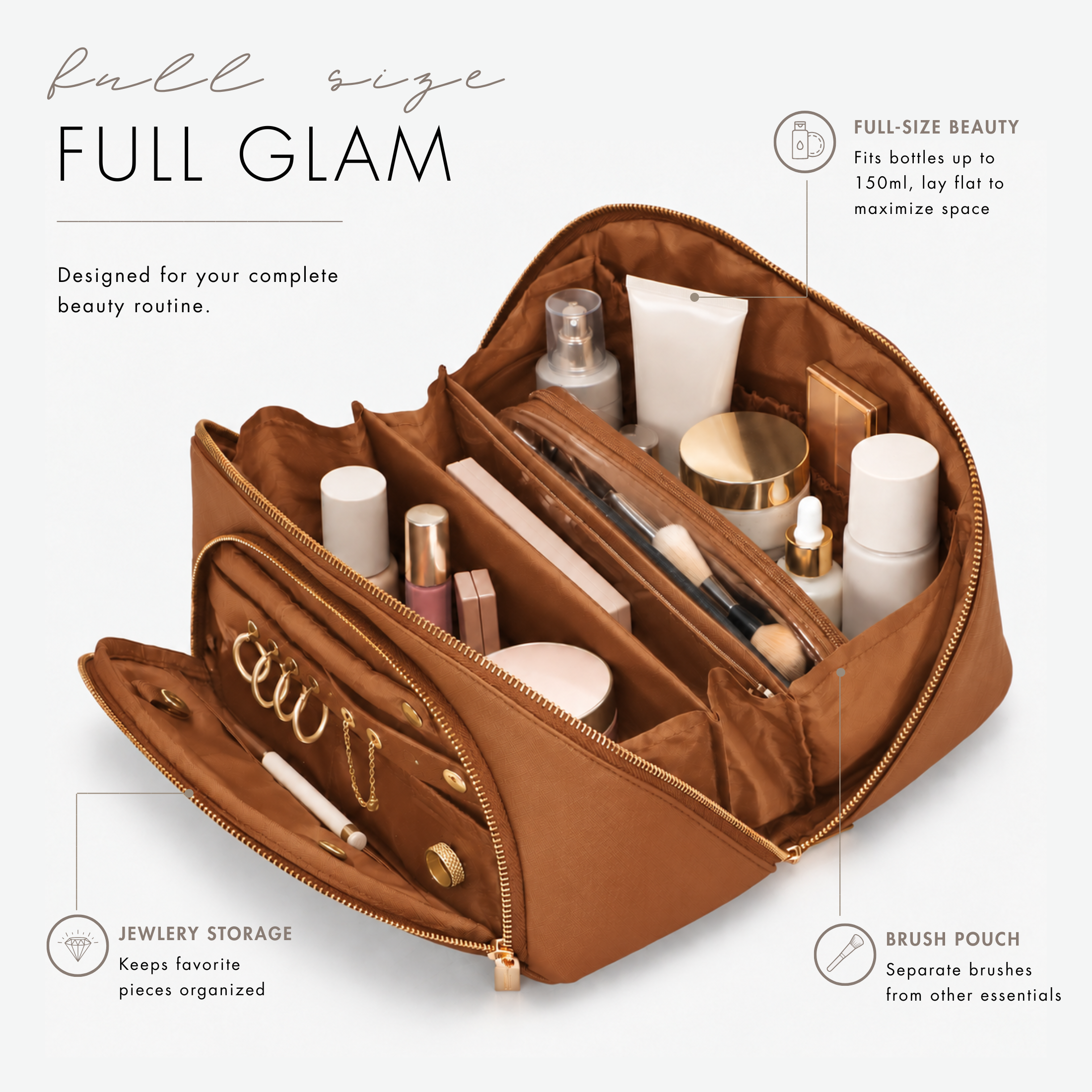 Luxe Makeup Bag & Vanity Case – Hynes Eagle