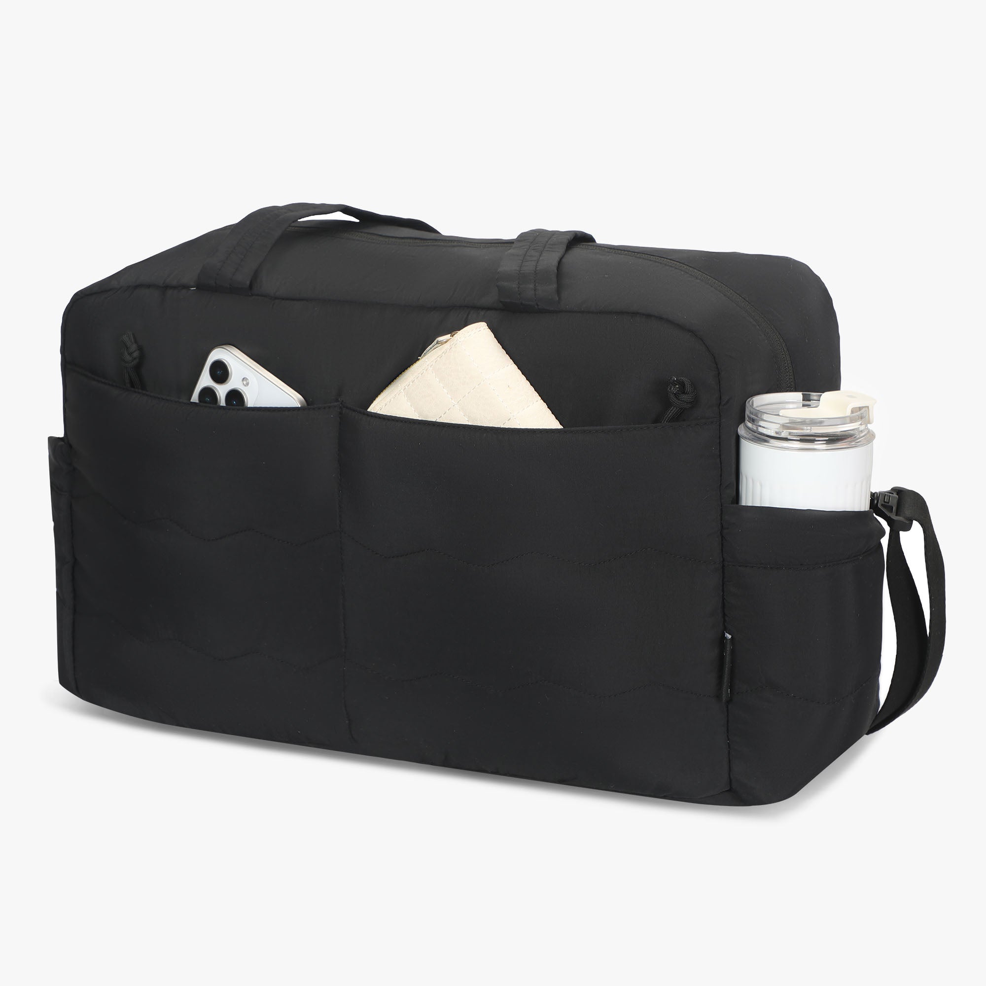 Hynes Eagle 31L Travel Duffel Bag – Lightweight Water-Resistant Gym & Weekender Bag with Laptop Sleeve, Crossbody Strap & Shoe Pocket