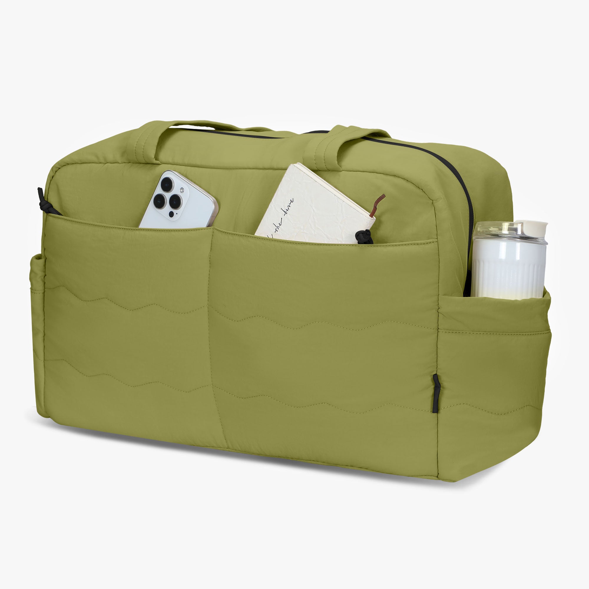 Hynes Eagle 31L Travel Duffel Bag – Lightweight Water-Resistant Gym & Weekender Bag with Laptop Sleeve, Crossbody Strap & Shoe Pocket