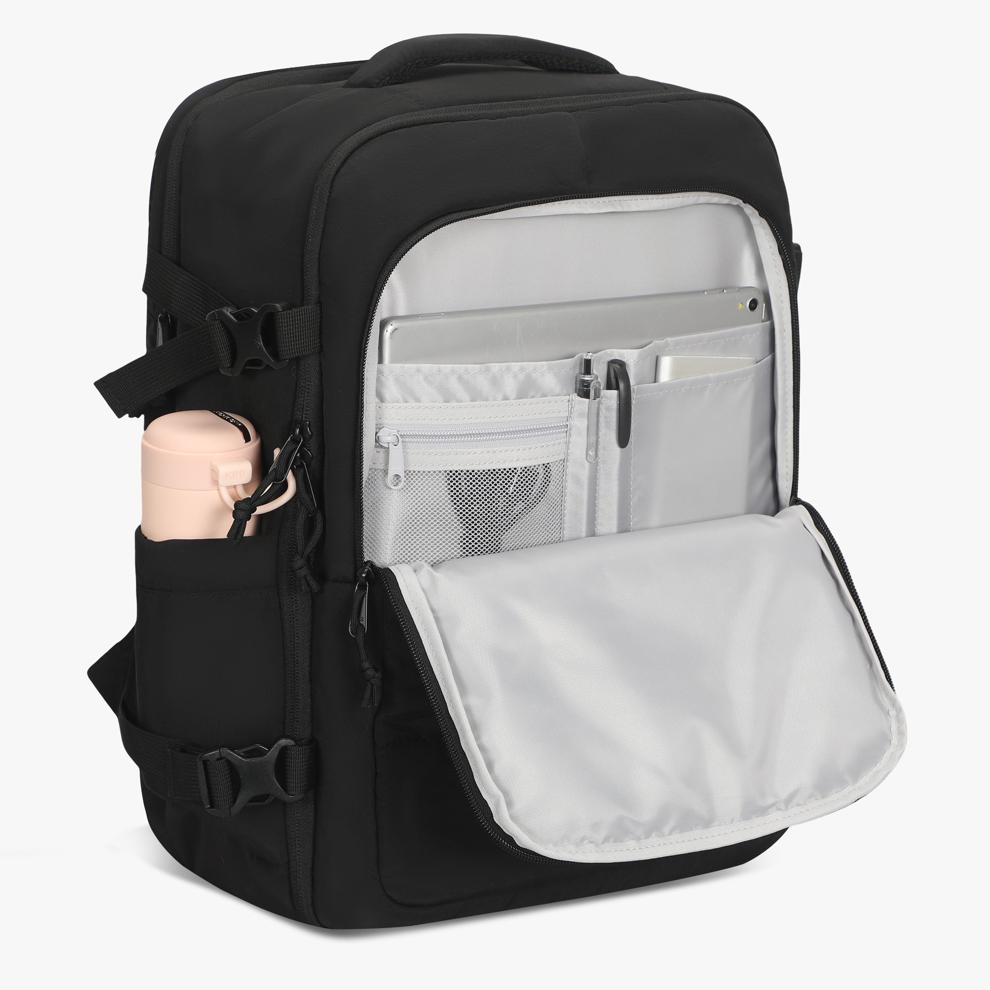 Hynes Eagle 30L Lightweight Puffy Backpack – Stylish Carry-On Travel Bag with Laptop Sleeve