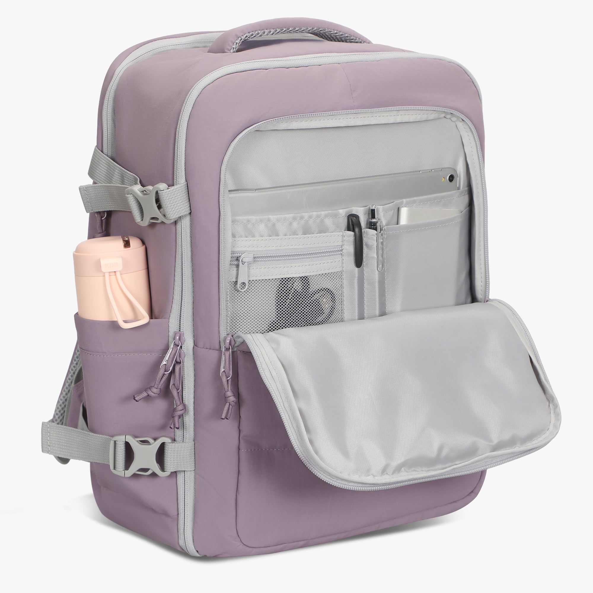 Hynes Eagle 30L Lightweight Puffy Backpack – Stylish Carry-On Travel Bag with Laptop Sleeve