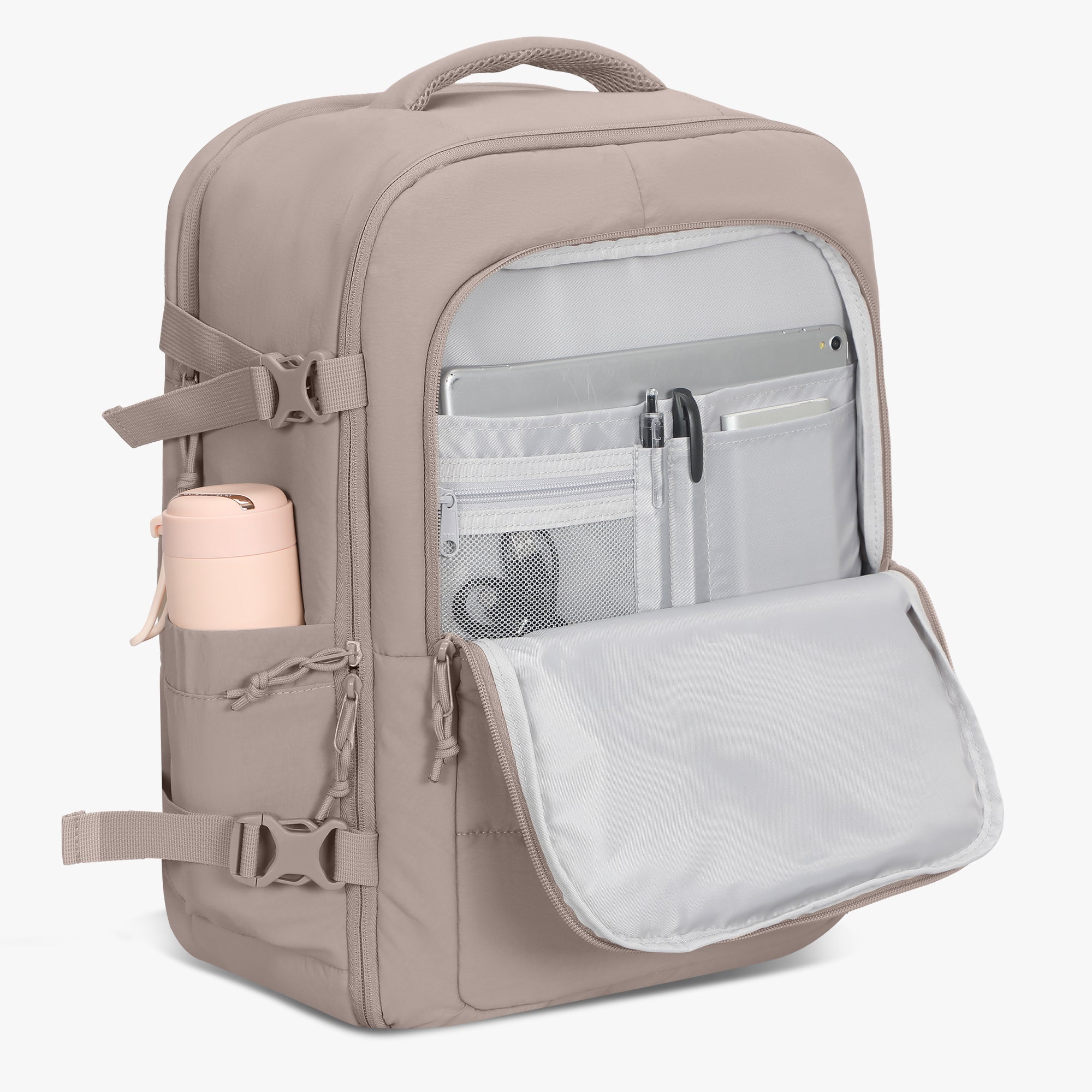 Hynes Eagle 30L Lightweight Puffy Backpack – Stylish Carry-On Travel Bag with Laptop Sleeve