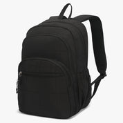 Quilted Backpack-Black
