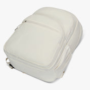 Quilted Backpack-Beige