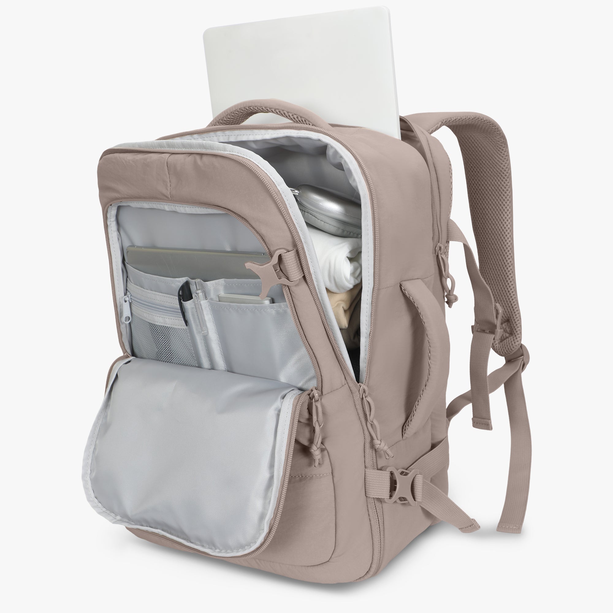 Hynes Eagle 30L Lightweight Puffy Backpack – Stylish Carry-On Travel Bag with Laptop Sleeve