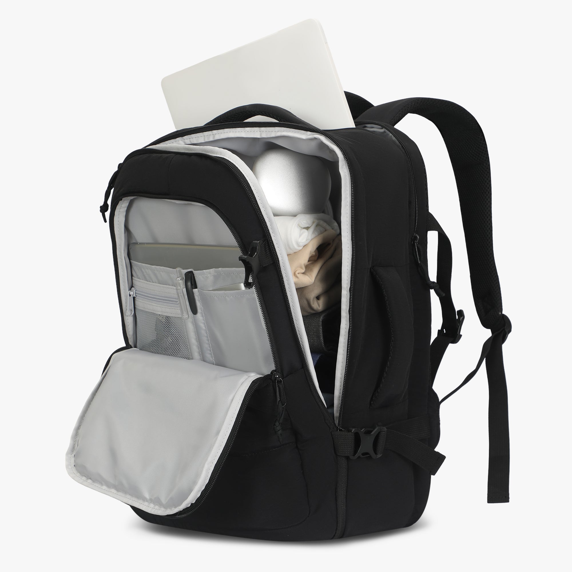 Hynes Eagle 30L Lightweight Puffy Backpack – Stylish Carry-On Travel Bag with Laptop Sleeve