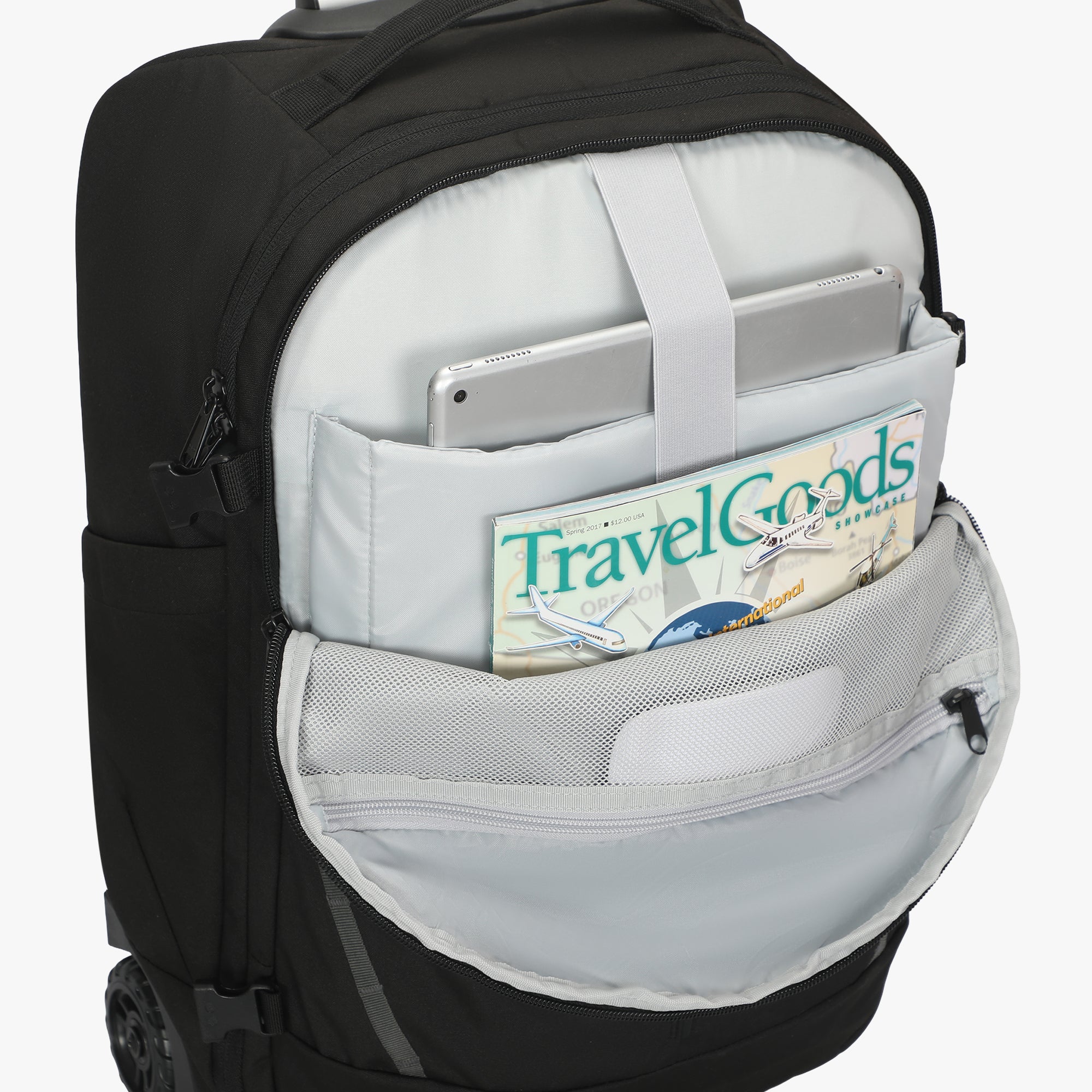 Duo 2-in-1 Rolling Travel Backpack – Hynes Eagle Black