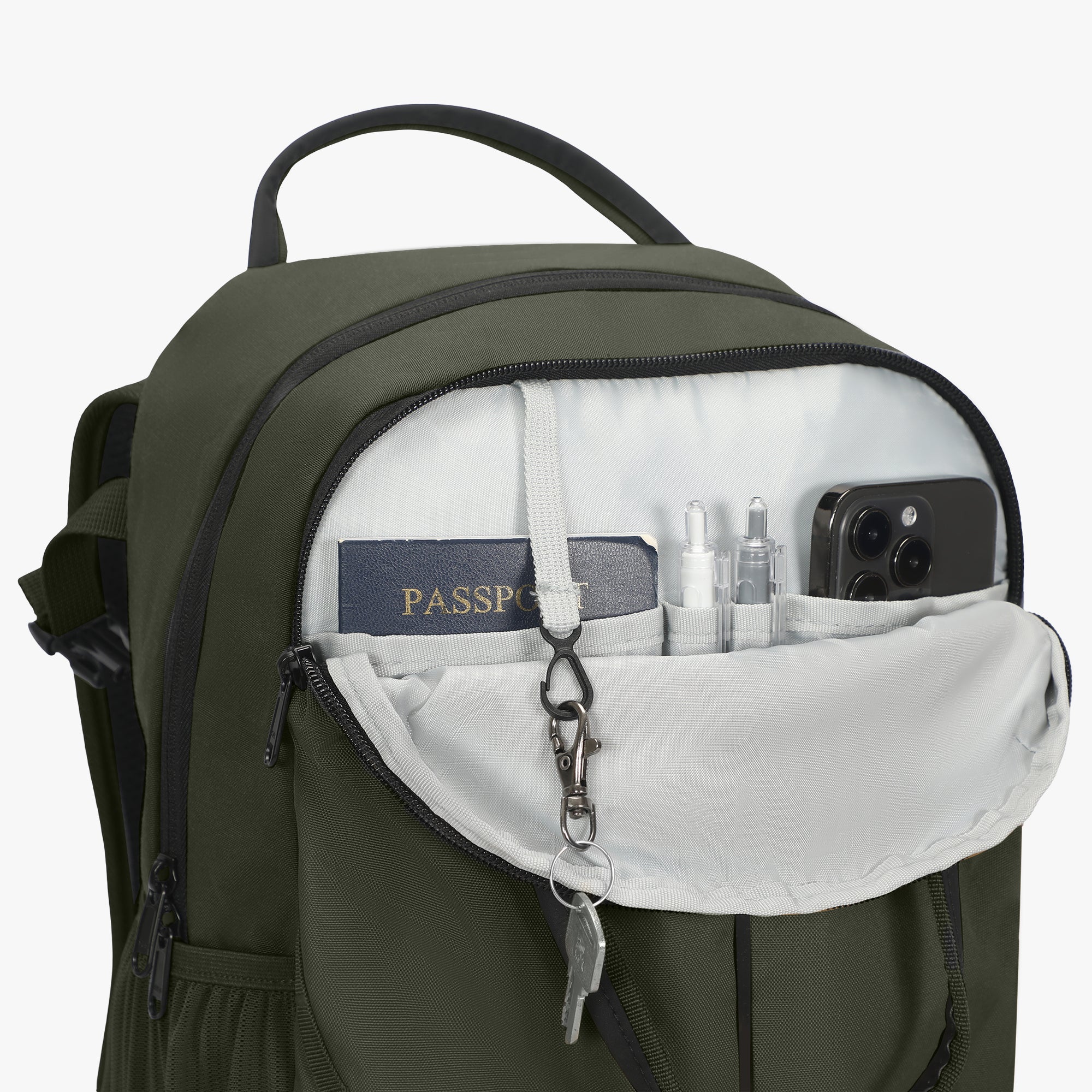 Hynes Eagle 2-in-1 Modular Rolling Backpack Set – Convertible Carry-On Luggage with Detachable Daypack, Water-Resistant, Flight Approved