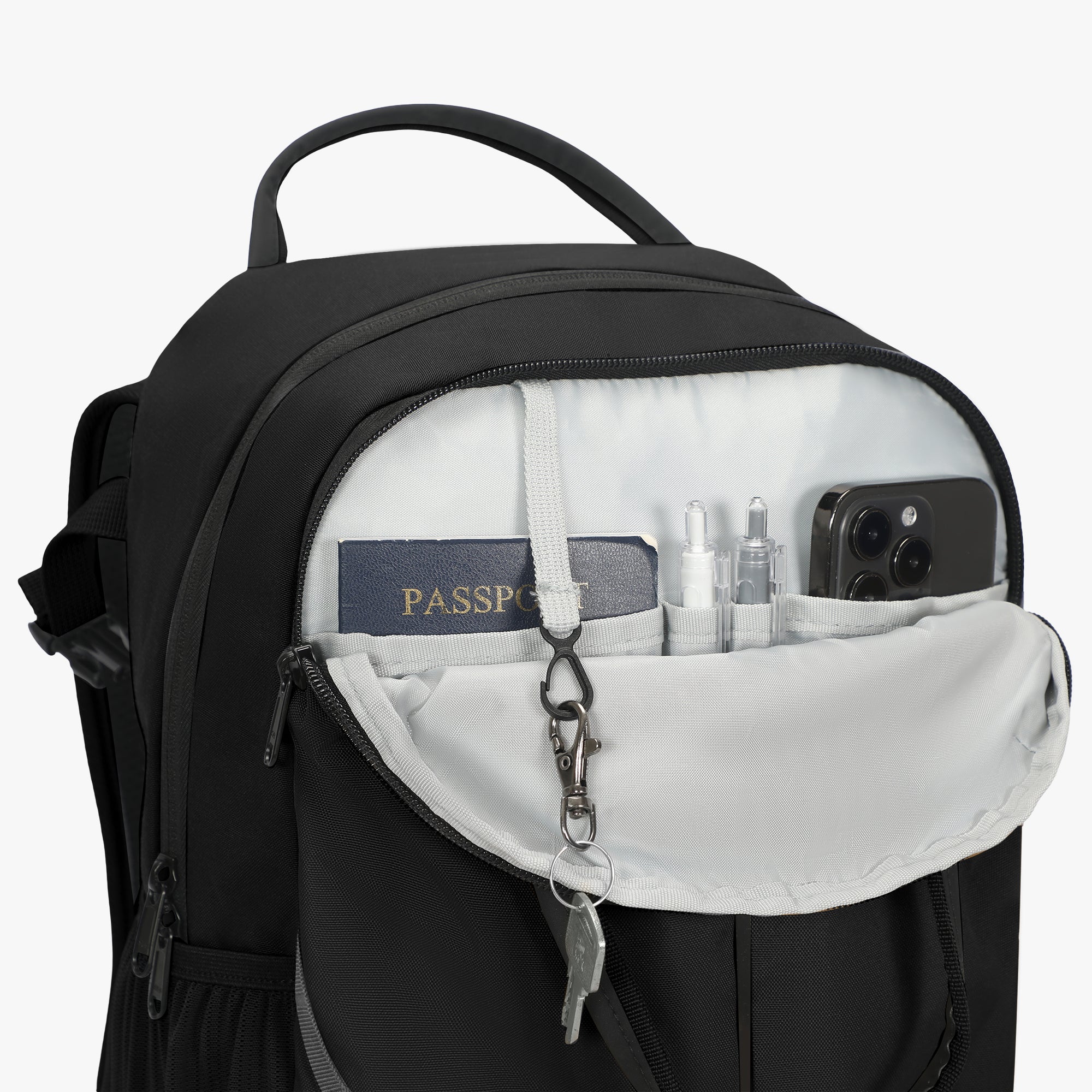 Hynes Eagle 2-in-1 Modular Rolling Backpack Set – Convertible Carry-On Luggage with Detachable Daypack, Water-Resistant, Flight Approved