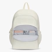 Hynes Eagle Quilted Square Backpack – Lightweight Water-Resistant Laptop Travel Bag – Fits 17” Device