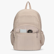 Hynes Eagle Quilted Square Backpack – Lightweight Water-Resistant Laptop Travel Bag – Fits 17” Device