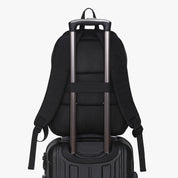 Hynes Eagle Quilted Square Backpack – Lightweight Water-Resistant Laptop Travel Bag – Fits 17” Device