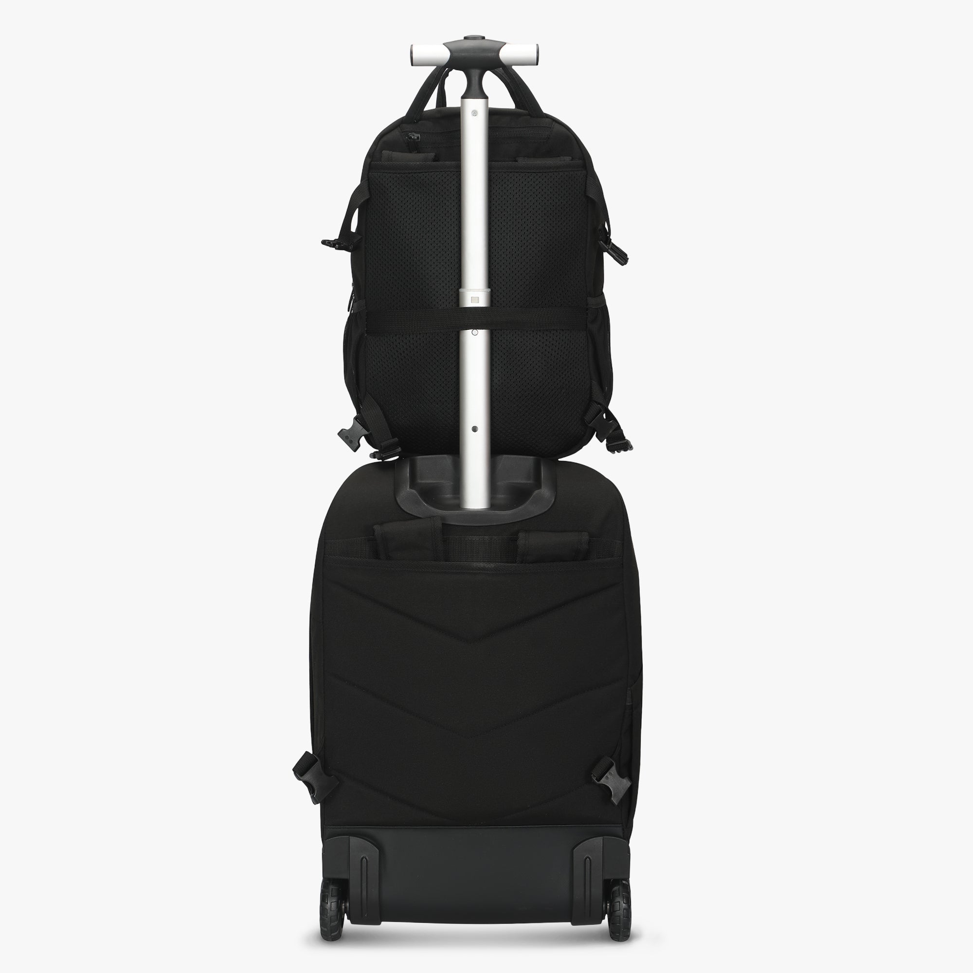 Hynes Eagle 2-in-1 Modular Rolling Backpack Set – Convertible Carry-On Luggage with Detachable Daypack, Water-Resistant, Flight Approved