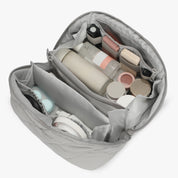 Hynes Eagle Women Quilted Makeup & Toiletry Organizer – Water-Resistant Travel Cosmetic Bag