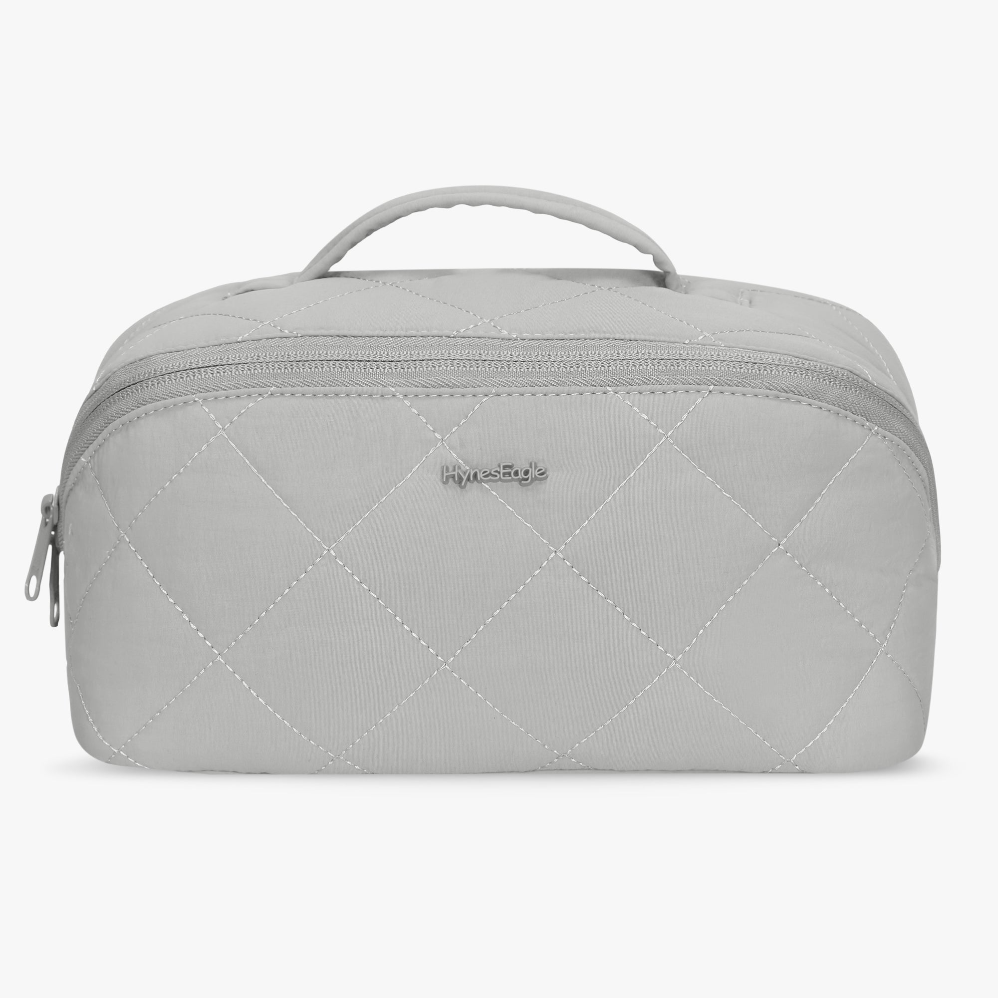 Hynes Eagle Women Quilted Makeup & Toiletry Organizer – Water-Resistant Travel Cosmetic Bag