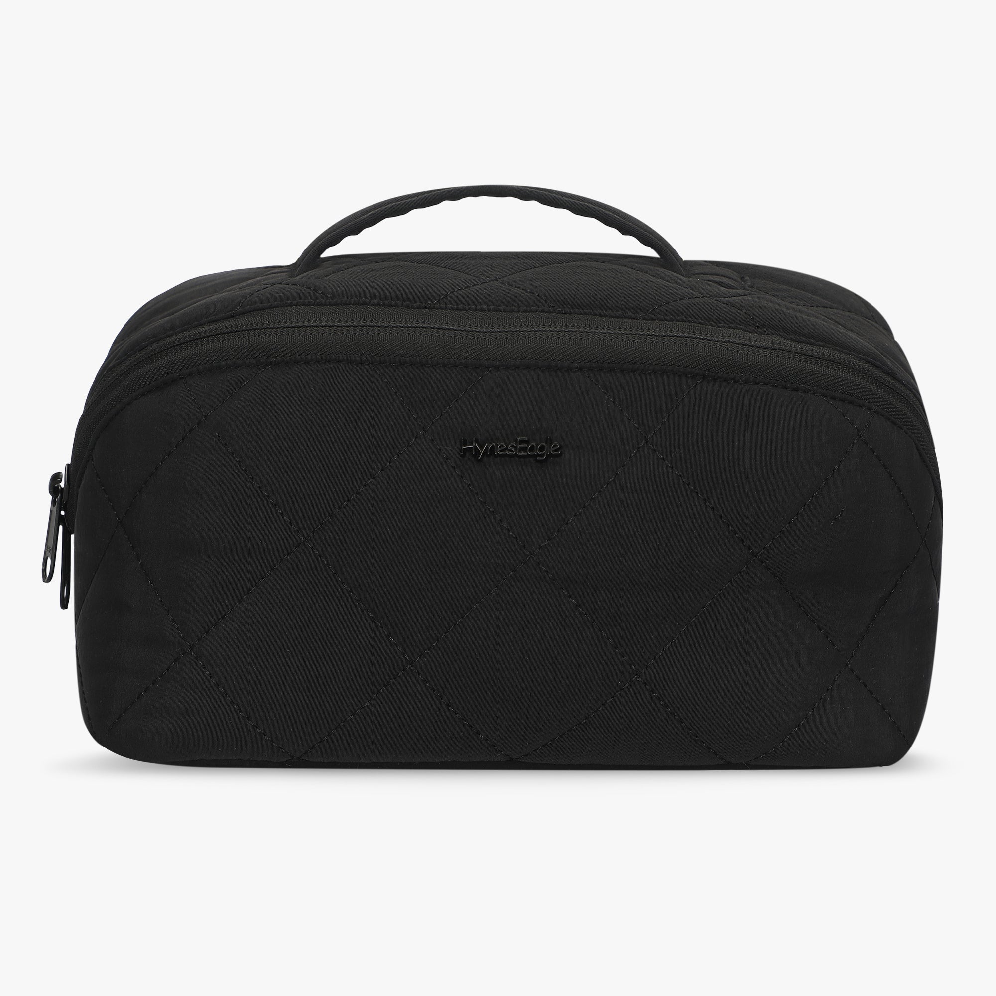 Hynes Eagle Women Quilted Makeup & Toiletry Organizer – Water-Resistant Travel Cosmetic Bag