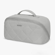 Hynes Eagle Women Quilted Makeup & Toiletry Organizer – Water-Resistant Travel Cosmetic Bag