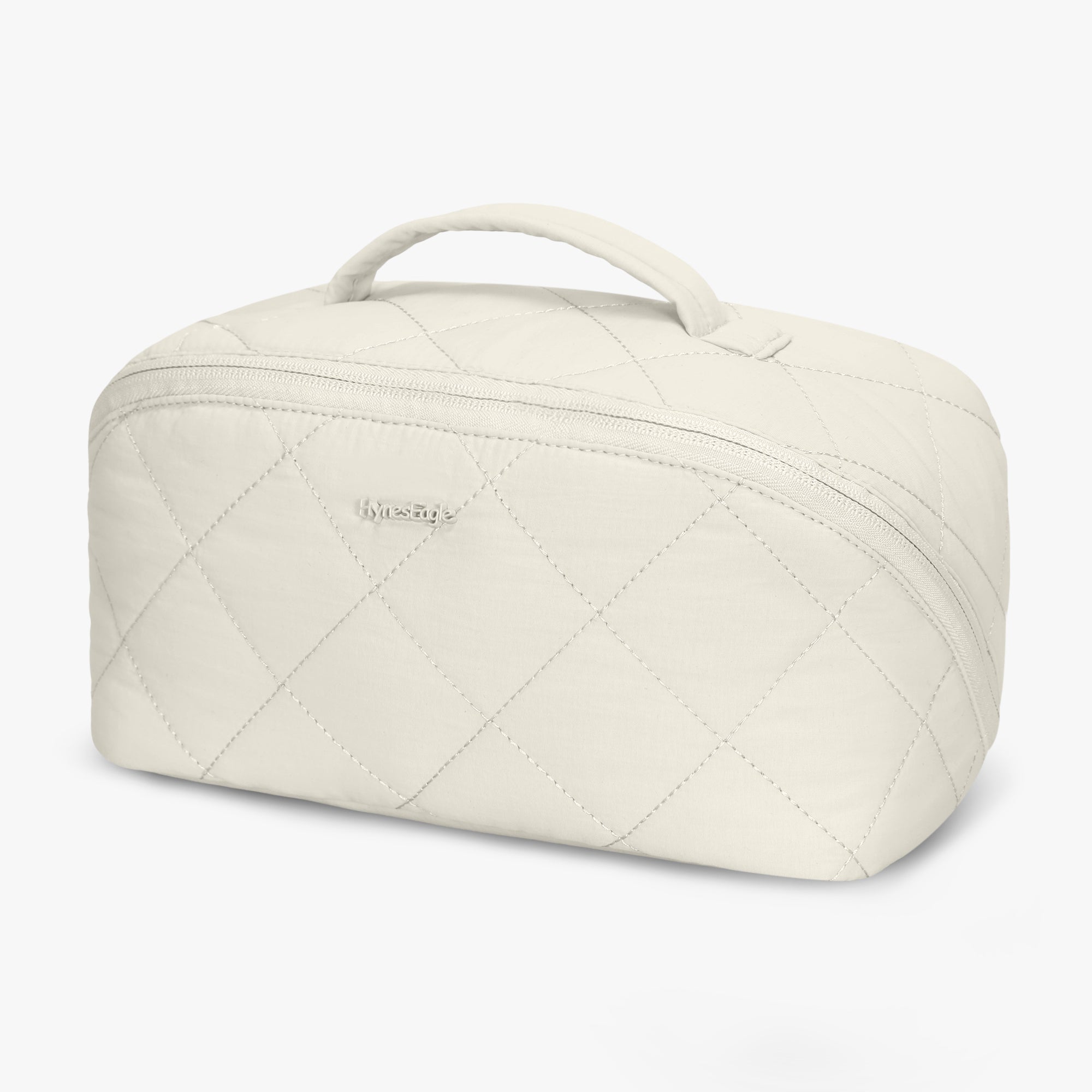 Hynes Eagle Women Quilted Makeup & Toiletry Organizer – Water-Resistant Travel Cosmetic Bag