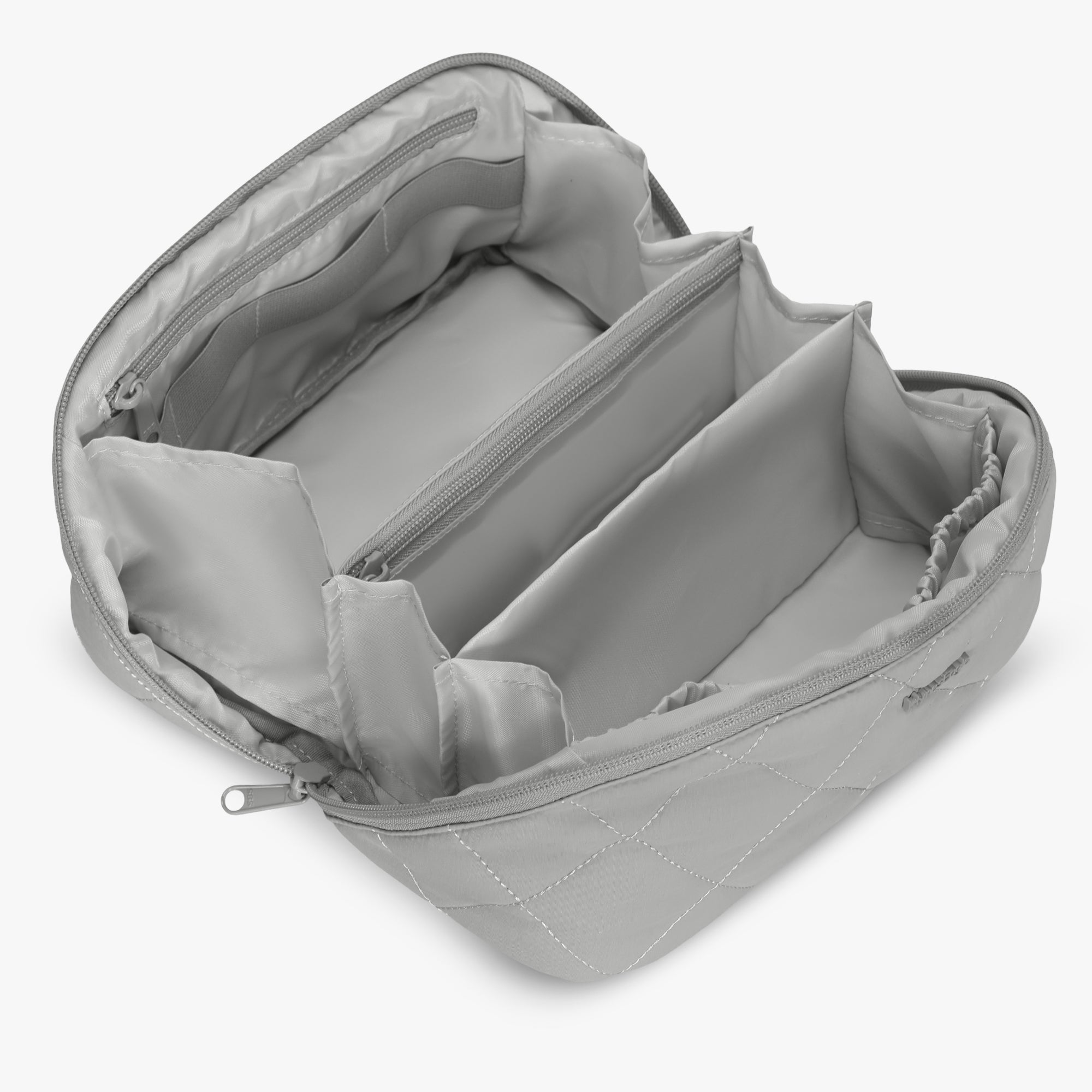 Hynes Eagle Women Quilted Makeup & Toiletry Organizer – Water-Resistant Travel Cosmetic Bag