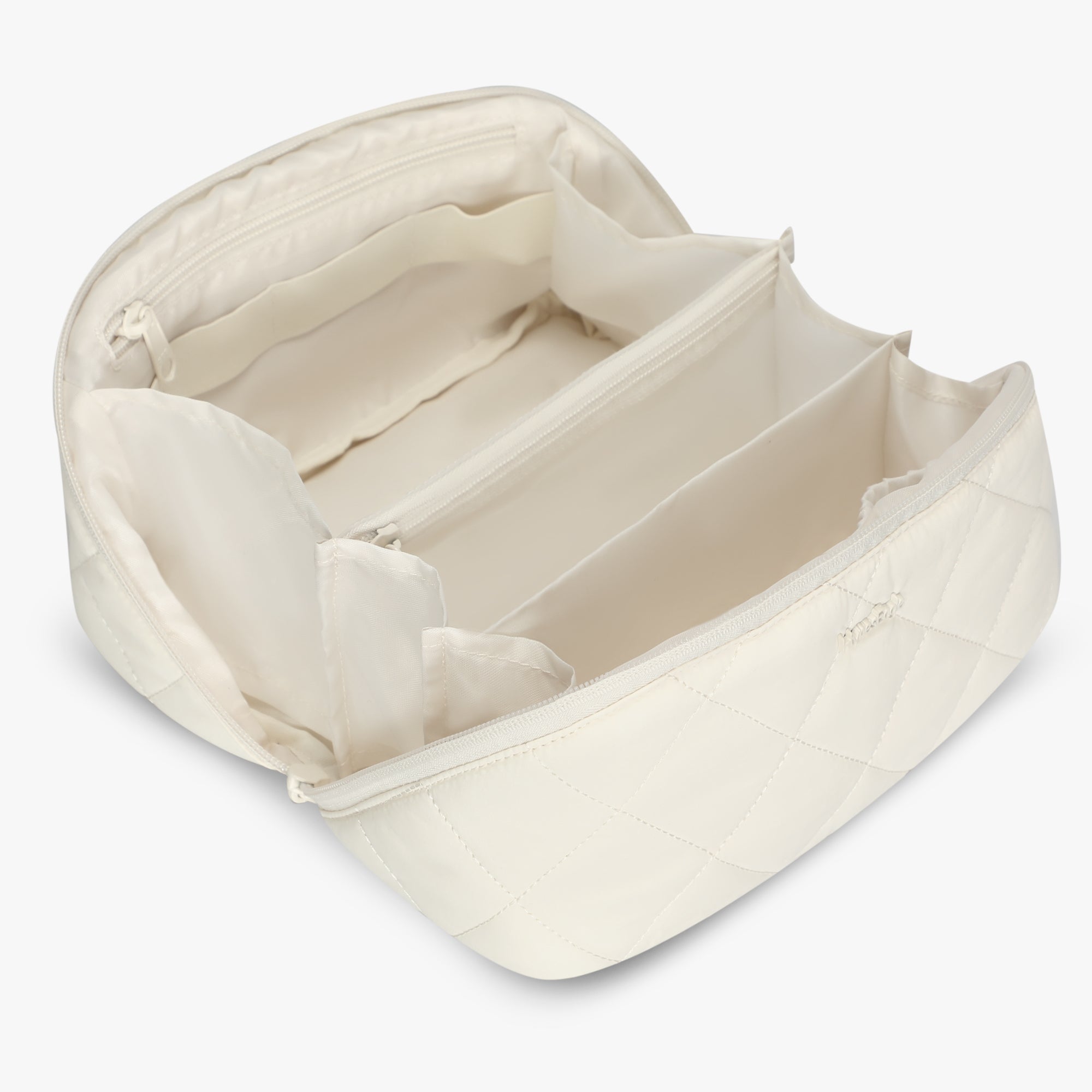 Hynes Eagle Women Quilted Makeup & Toiletry Organizer – Water-Resistant Travel Cosmetic Bag