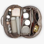 Quilted Makeup Bag Organizer – Structured Base – Hynes Eagle